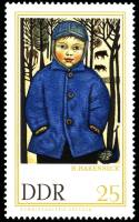 (1967-019) Марка Германия (ГДР) "Питер в зоопарке"    Галерея, Дрезден II Θ