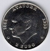 () Монета Турция 1999 год 500000 лир ""  Медь-Никель  UNC