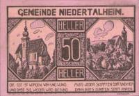 (№1920) Банкнота Австрия 1920 год "50 Heller"