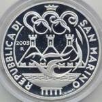 () Монета Сан-Марино 2003 год 5 евро ""   AU
