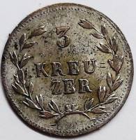 (№1820km178) Монета Германия (Людвиг I) 1820 год 3 Kreuzer (Людвиг I)