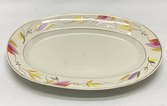 Блюдо овальное Пролетарий 1958-1967 гг. селедочница