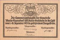 (№1920) Банкнота Австрия 1920 год "50 Heller"