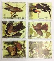 --  Набор марок Гвинея 6 шт.  Гашёные , III Θ