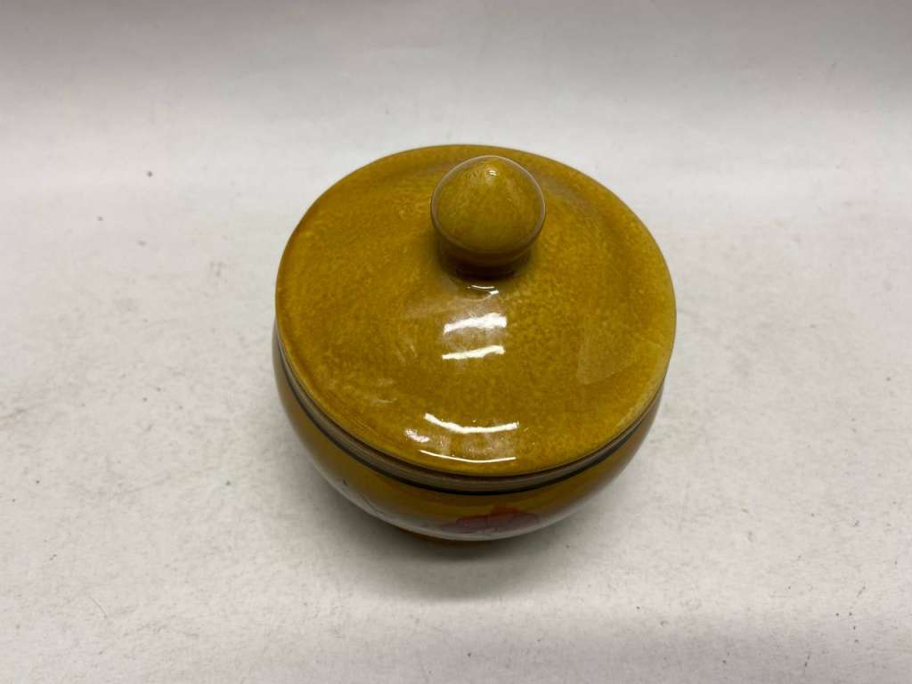 Сахарница обливная керамика