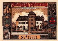 (№1921) Банкнота Германия 1921 год "50 Pfennig"