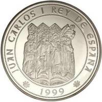 () Монета Испания 1999 год 10000  ""   Биметалл (Серебро - Ниобиум)  UNC