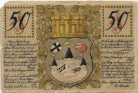 (№1920) Банкнота Германия 1920 год "50 Pfennig"