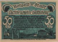 (№1921) Банкнота Германия 1921 год "50 Pfennig"