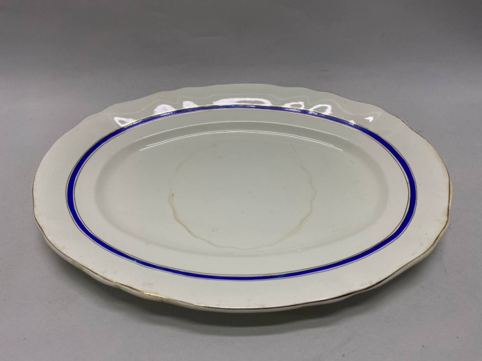 Блюдо овальное ЗИК 50-е годы СССР