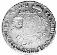 (№1816km181.2 (bern)) Монета Швейцария 1816 год 40 Batzen
