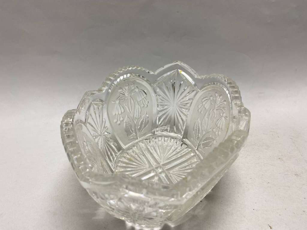 Салатник ладья хусталь, фуксия