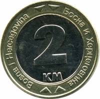 (№2000km119) Монета Босния и Герцеговина 2000 год 2 Konvertable Marka