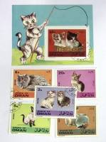 --  Набор марок+блоки Оман 6 шт.  Гашёные , III Θ