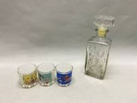 Графин + 3 стопки стекло