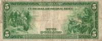 (№1914P-359bB.4-3) Банкнота США 1914 год "5 Dollars"