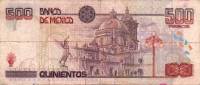 (№2000P-115a.4) Банкнота Мексика 2000 год "500 Pesos" (Подписи: José Julián Sidaoui Dib  Raul Sierra