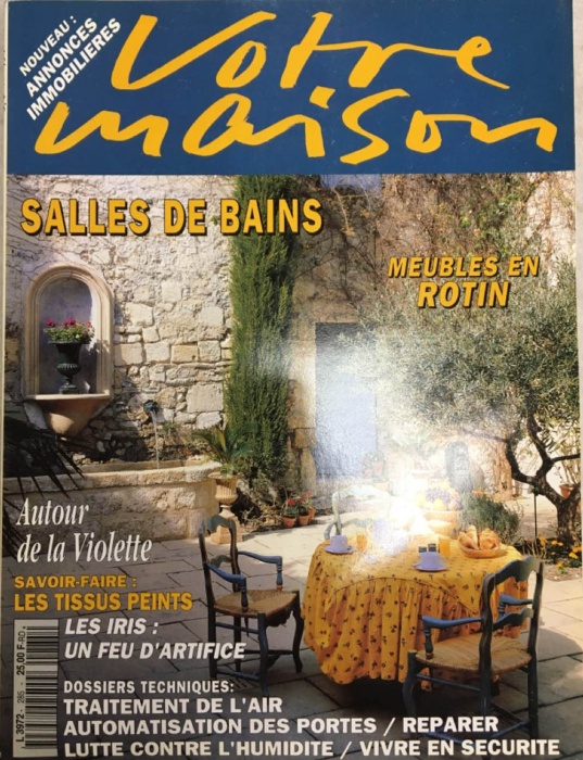 Журнал Votre maison 1995 № 285 Париж Мягкая обл. 117 с. С цв илл