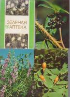 Набор открыток "Зеленая аптека" 24 шт. 1984 г.