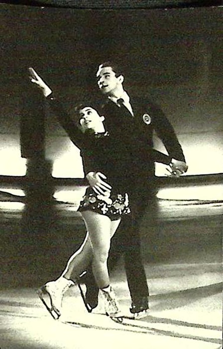 Открытка "И. Роднина и А. Уланов", 1969 г.
