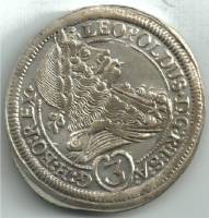 (№1658km1115) Монета Австрия 1658 год 3 Kreuzer