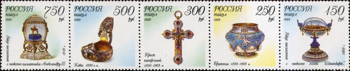 (1995-051-47) Сцепка (5 м) Россия    Изделия Фаберже в Московском Кремле III O