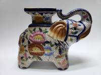 Большой Слон фарфор Фигурка Статуэтка садовая интерьерная