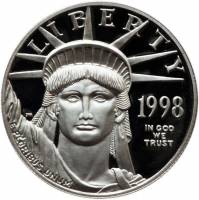 (1998w) Монета США 1998 год 100 долларов    PROOF