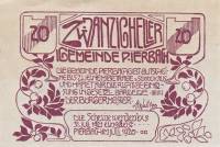 (№1920) Банкнота Австрия 1920 год "20 Heller"