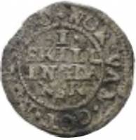 (№1670km91) Монета Норвегия 1670 год 1 Skilling (Кристиан V)