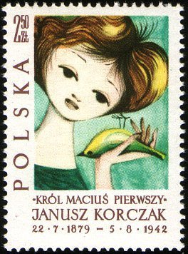 (1962-085.1) Марка Польша "Матиуш I и мертвая канарейка"   20 лет со дня смерти Я. Корчака III O