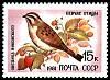 1981-078 Марка СССР Овсянка Янковского  Певчие птицы III Θ