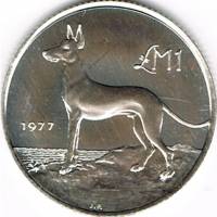 () Монета Мальта 1977 год 1 фунт ""   UNC