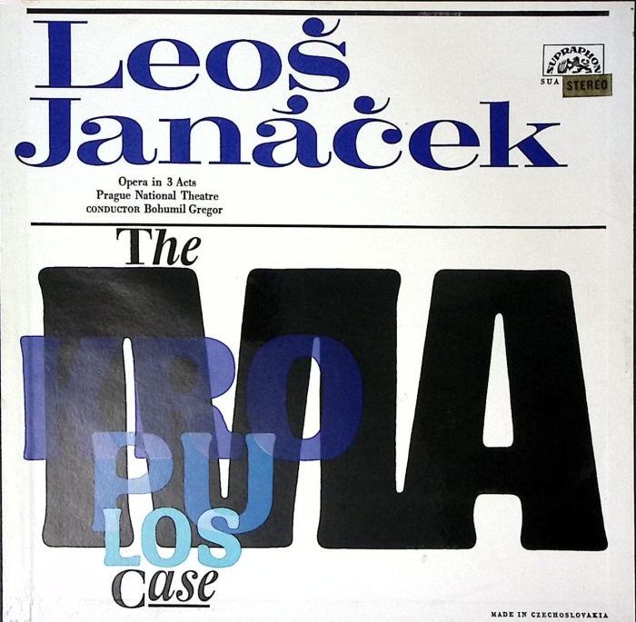 Набор виниловых пластинок (2 шт) , The Makropulos Case Supraphon 300 мм. Excellent