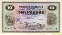 (№1970P-189a) Банкнота Северная Ирландия 1970 год "10 Pounds" (Подписи: Wilson)