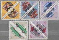 (1971-036-39) Серия Набор марок (5 сцеп тет-беш) СССР     Советское автомобилестроение III O