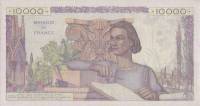(№1946P-132a.1) Банкнота Франция 1946 год "10,000 Francs"