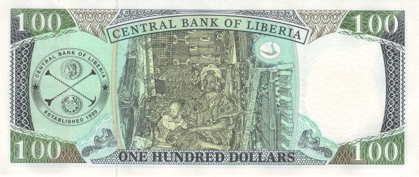 Банкнота Либерия 2009 год 100 долларов Уильям Ричард Толберт   UNC