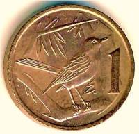 (№1987km87) Монета Каймановы острова 1987 год 1 Cent (Большой Кайман Молочницы)