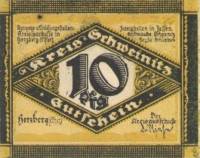 (№2017) Банкнота Германия (Без даты) 10 Pfennig"