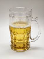 Пивная кружка с приколом подарок сувенир пластик (пиво не выливается)