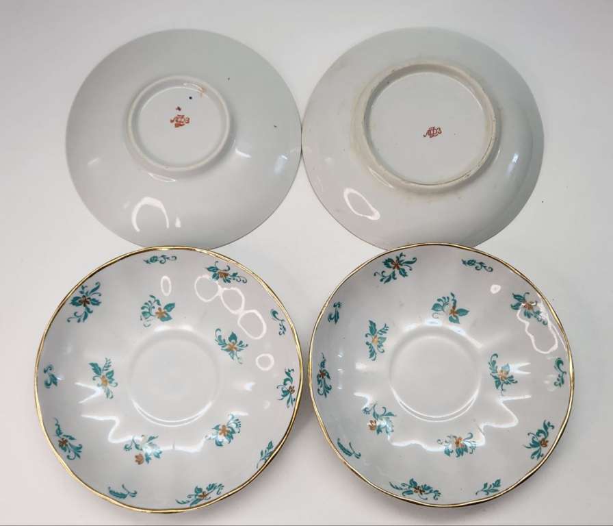 Блюдца чайные ЛФЗ 4 штуки 