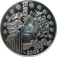 () Монета Франция 2003 год 1 1/2 евро ""   PROOF