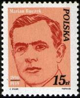 (1982-035) Марка Польша "М. Бучек"    Деятели польского рабочего движения II Θ