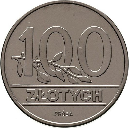 () Монета Польша 1990 год 100  &quot;&quot;    AU