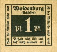 (№1920) Банкнота Германия 1920 год "1 Pfennig"