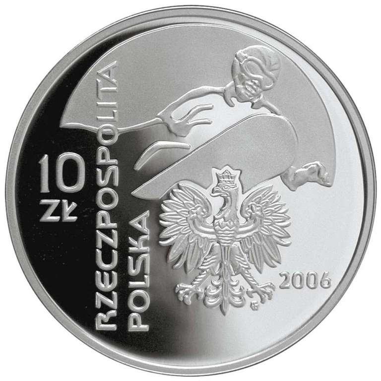 (2006) Монета Польша 2006 год 10 злотых &quot;Олимпийские игры. Сноуборд&quot;   PROOF