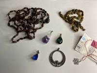 Набор украшений подвеска 5 шт и советские бусы 2 шт