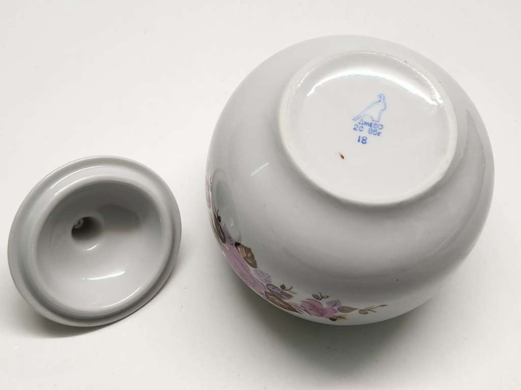 Сахарница фарфор Дулево СССР винтаж 