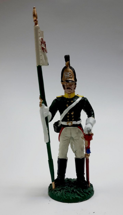 Оловянный солдатик &quot;Унтер-офицер Смоленского драгунского полка, 1812 г.&quot;